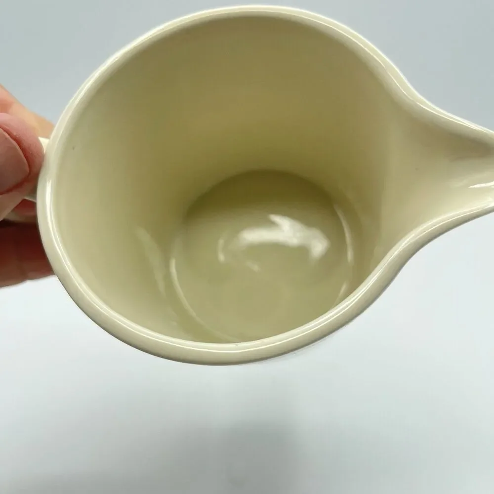 Crate & Barrel Pale Yellow Creamer Designed By Barbara Eigen